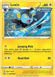 Luxio Battle Styles Pokemon Card