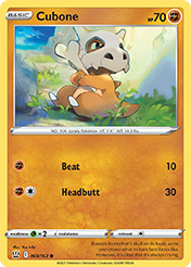 Cubone Battle Styles Pokemon Card