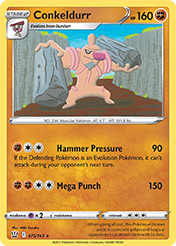 Conkeldurr Battle Styles Pokemon Card
