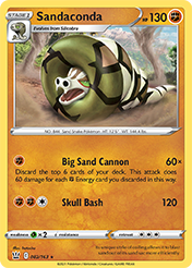 Sandaconda Battle Styles Pokemon Card