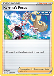 Korrina’s Focus Battle Styles Pokemon Card