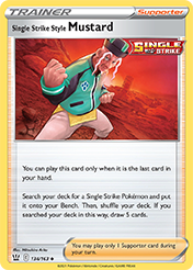 Single Strike Style Mustard Battle Styles Pokemon Card