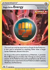 Single Strike Energy Battle Styles Pokemon Card