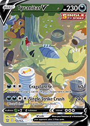 Tyranitar V Battle Styles Pokemon Card