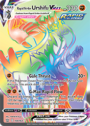 Rapid Strike Urshifu VMAX Battle Styles Pokemon Card