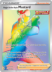 Single Strike Style Mustard Battle Styles Pokemon Card
