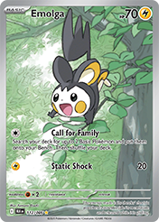 Emolga Black Bolt Pokemon Card
