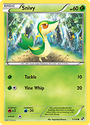 Snivy Black & White Card List