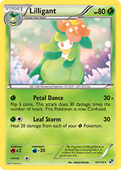 Lilligant Black & White Card List