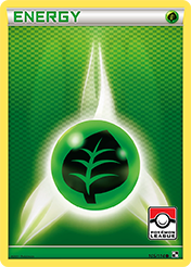 Grass Energy Black & White Pokemon Card