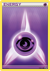 Psychic Energy Black & White Pokemon Card