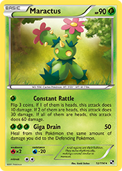 Maractus Black & White Card List