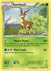 Sawsbuck Black & White Card List