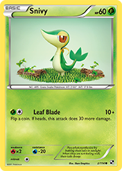 Snivy Black & White Card List