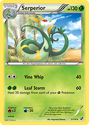 Serperior Black & White Card List