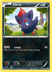 Holo - Pokemon - Noir et Blanc de Base - Zoroark 71/114