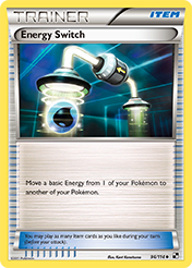 Energy Switch Black & White Pokemon Card