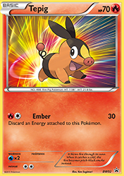 Tepig BW Black Star Promos Pokemon Card