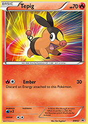 Tepig BW Black Star Promos Card List