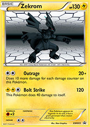 Zekrom BW Black Star Promos Card List