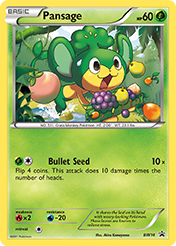 Pansage BW Black Star Promos Card List