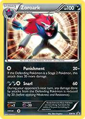 Zoroark BW Black Star Promos Card List