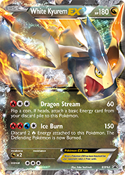 White Kyurem-EX BW Black Star Promos Pokemon Card