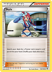 Skyla Boundaries Crossed Pokemon Card