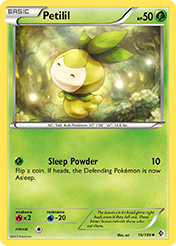 Petilil Boundaries Crossed Pokemon Card