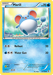 Marill Boundaries Crossed Pokemon Card