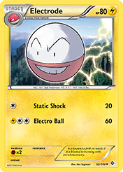 Electrode Boundaries Crossed Pokemon Card