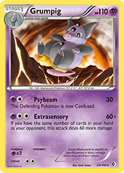 Grumpig Boundaries Crossed Pokemon Card