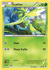 Scyther Boundaries Crossed Pokemon Card