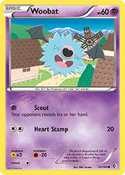 Woobat Boundaries Crossed Pokemon Card