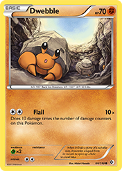 Dwebble Boundaries Crossed Pokemon Card
