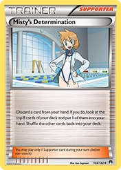 Misty's Determination BREAKpoint Pokemon Card