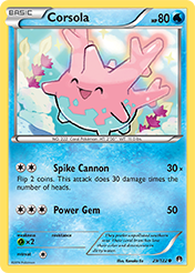Corsola BREAKpoint Pokemon Card