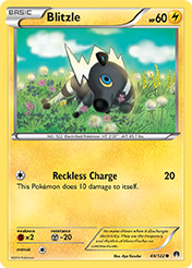Blitzle BREAKpoint Pokemon Card