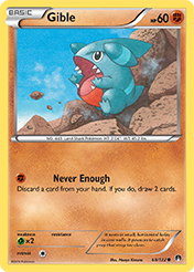Gible BREAKpoint Pokemon Card