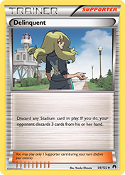 Delinquent BREAKpoint Pokemon Card