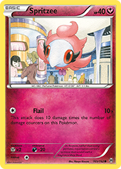 Spritzee BREAKthrough Pokemon Card