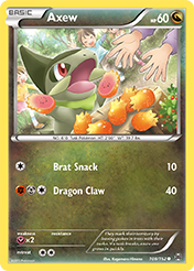 Axew BREAKthrough Pokemon Card