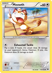 Meowth BREAKthrough Pokemon Card