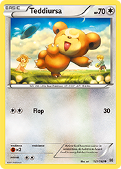 Teddiursa BREAKthrough Pokemon Card