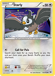 Starly BREAKthrough Pokemon Card