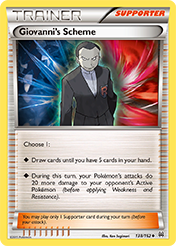 Giovanni's Scheme BREAKthrough Pokemon Card