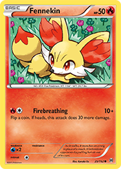 Fennekin BREAKthrough Pokemon Card