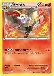 Braixen BREAKthrough Pokemon Card