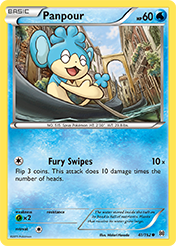 Panpour BREAKthrough Pokemon Card