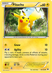 Pikachu BREAKthrough Pokemon Card